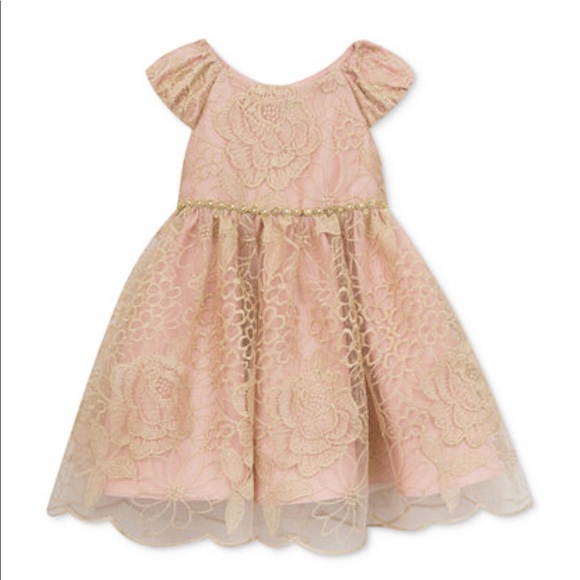 rare editions fit and flare dress